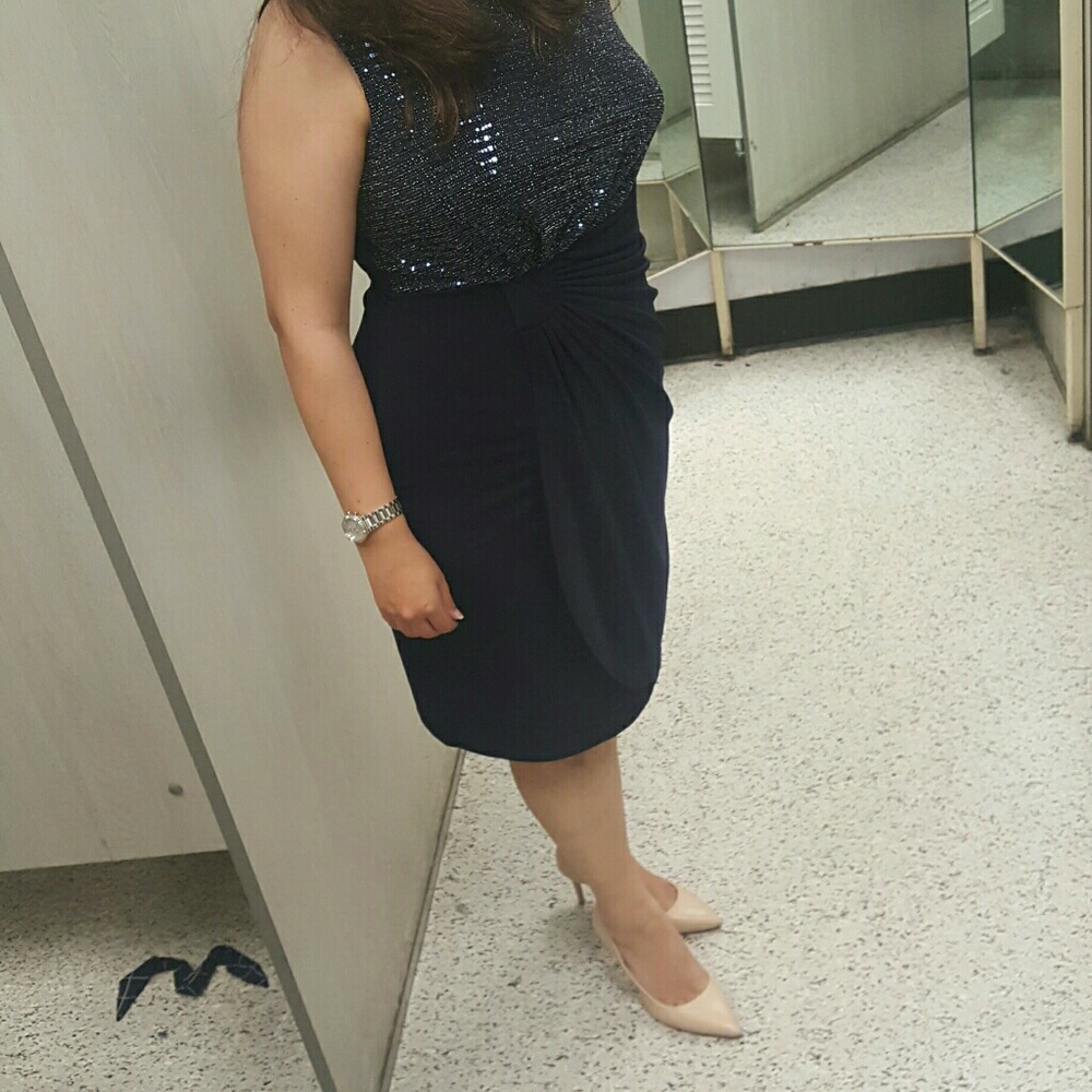 Brand new dress. En focus studio.Navy with tags.